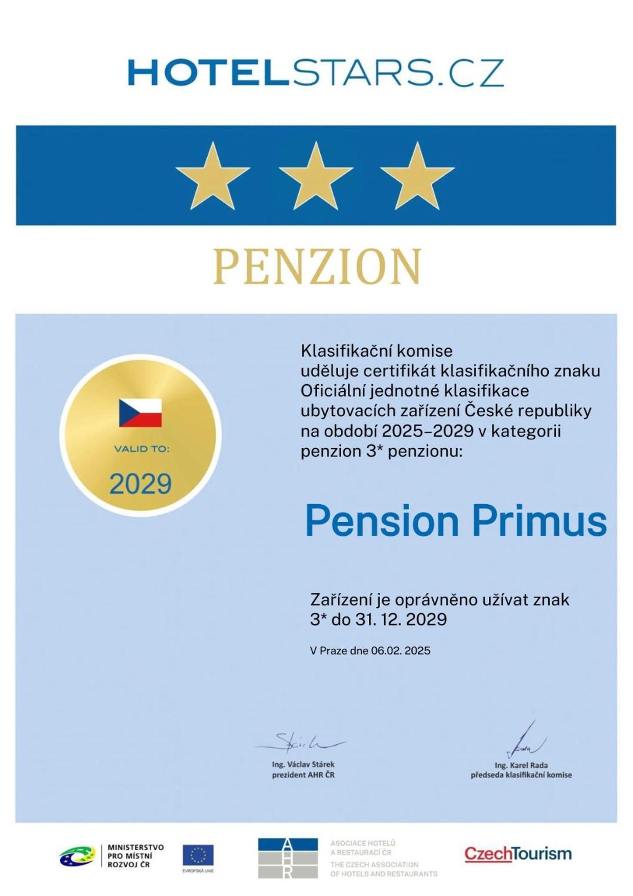Pension Primus Beroun  Esterno foto